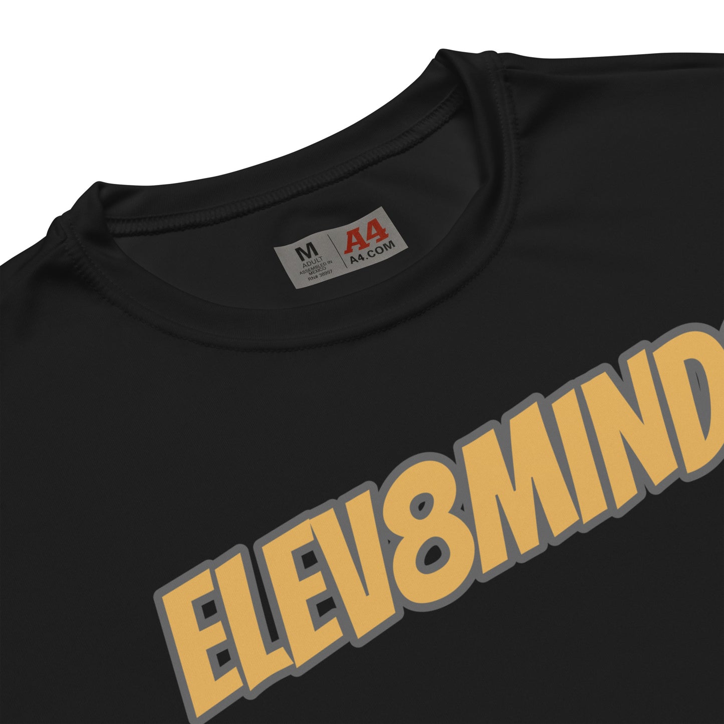 Elev8minds Adult Unisex performance crew neck t-shirt