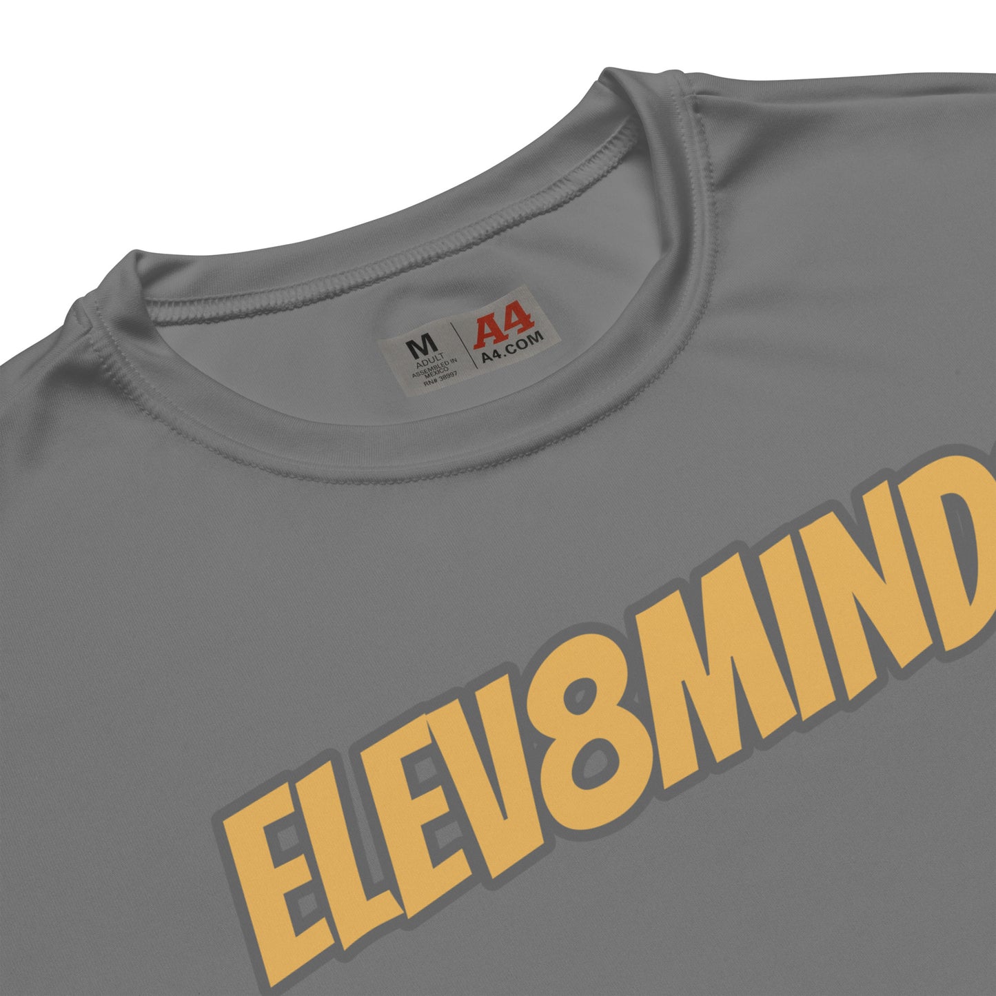 Elev8minds Adult Unisex performance crew neck t-shirt