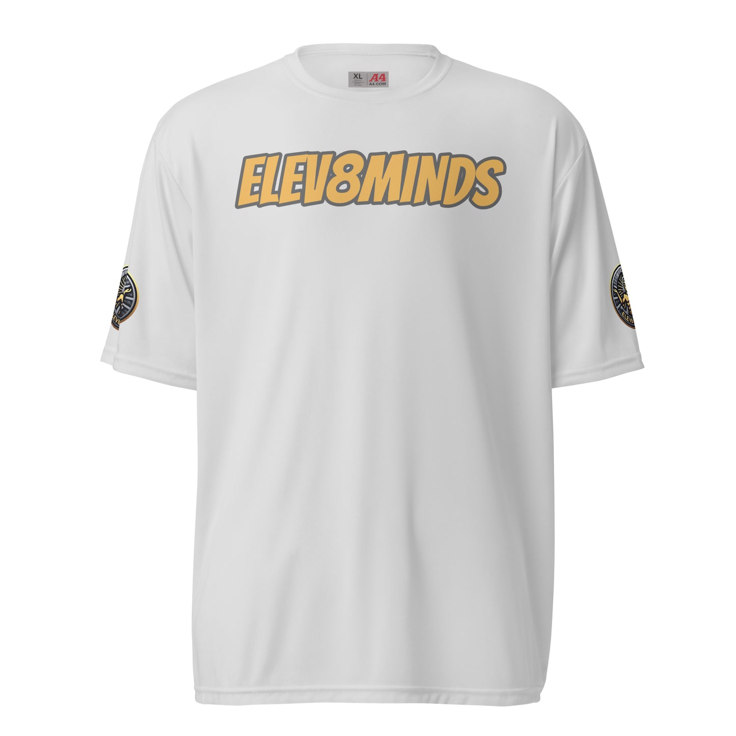 Elev8minds Adult Unisex performance crew neck t-shirt