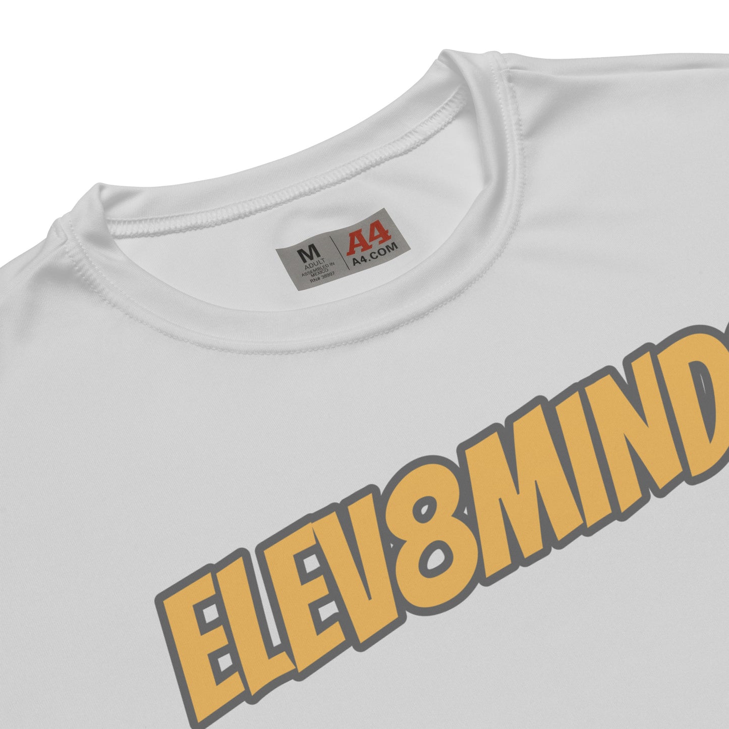 Elev8minds Adult Unisex performance crew neck t-shirt