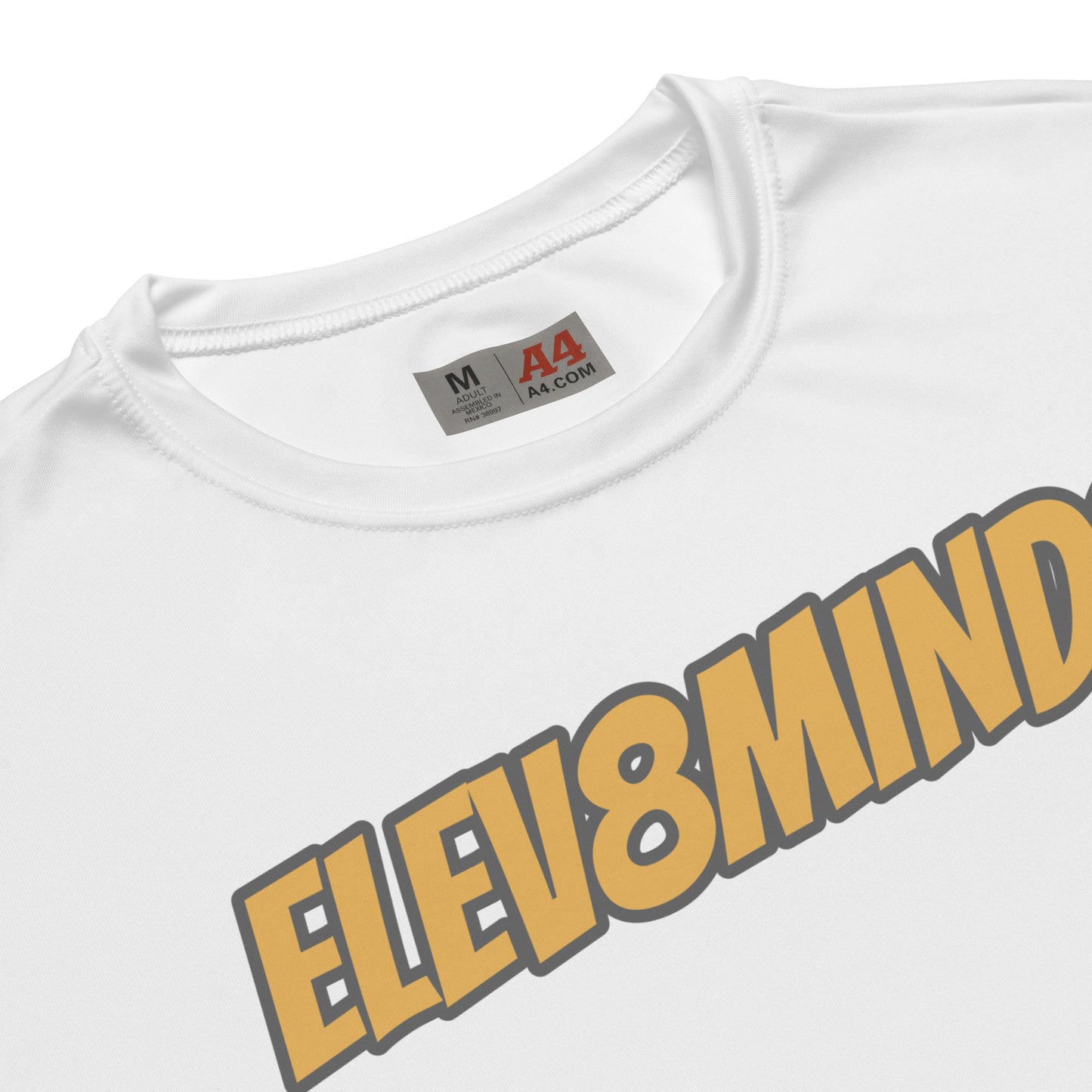 Elev8minds Adult Unisex performance crew neck t-shirt